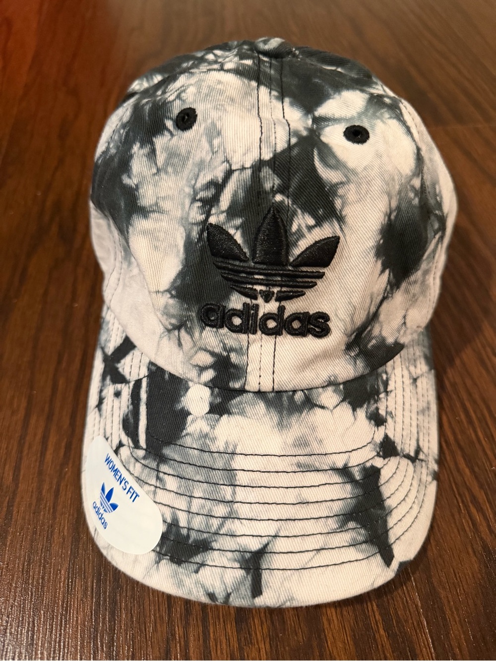 Adidas Women’s Black & White Tie-Dye adjustable hat